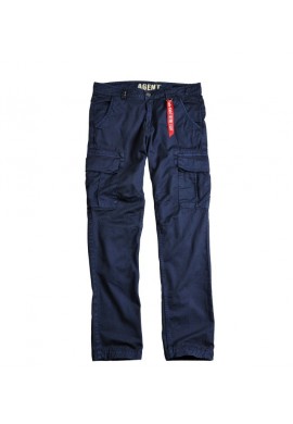 Kalhoty AGENT Alpha Industries, Repl. blue