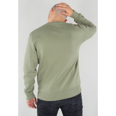 Mikina BASIC SWEATER Alpha Industries OLIVE