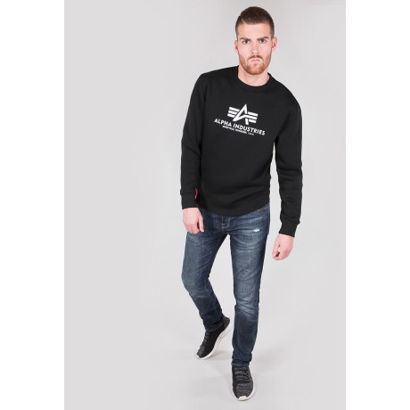 Mikina BASIC SWEATER Alpha Industries OLIVE