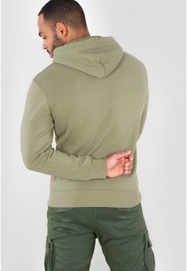 Mikina BASIC HOODY Alpha Industries, OLIVE