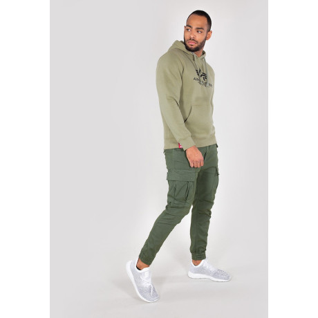 Mikina BASIC HOODY Alpha Industries, OLIVE