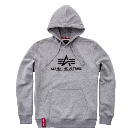 Mikina BASIC HOODY Alpha Industries, OLIVE