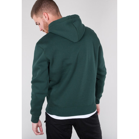 Mikina BASIC HOODY Alpha Industries, DARK PETROL