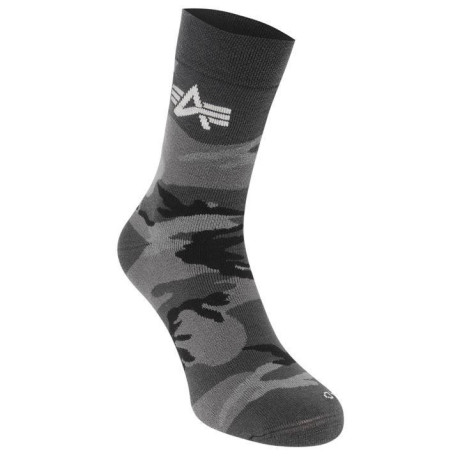 Ponožky Camo, Alpha Industries, dark grey