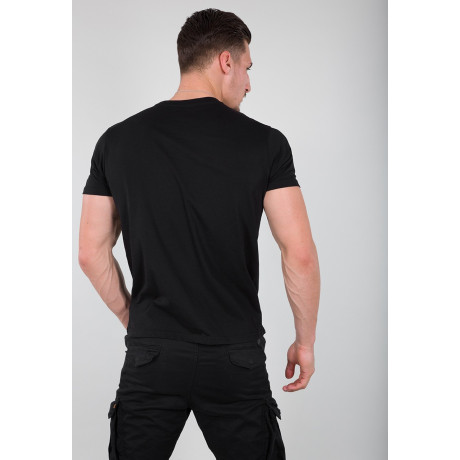 Tričko BASIC T Alpha Industries, BLACK