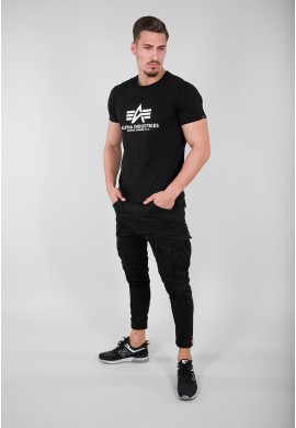 Tričko BASIC T Alpha Industries, BLACK