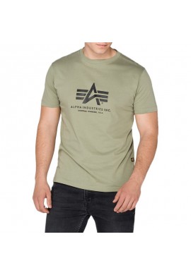 Tričko BASIC T Alpha Industries, OLIVE