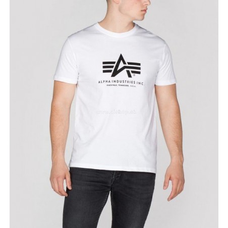 Tričko BASIC T Alpha Industries, WHITE