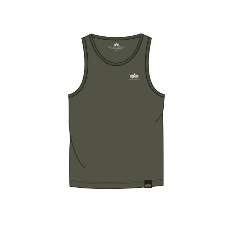 Tílko SMALL LOGO Tank Alpha Industries DARK OLIVE