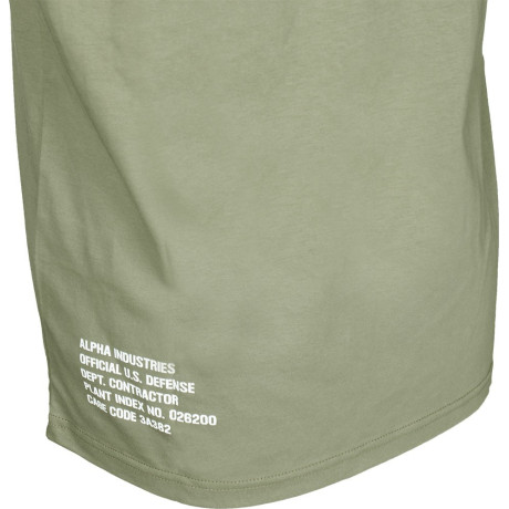 Tričko ARMY T Alpha Industries OLIVE