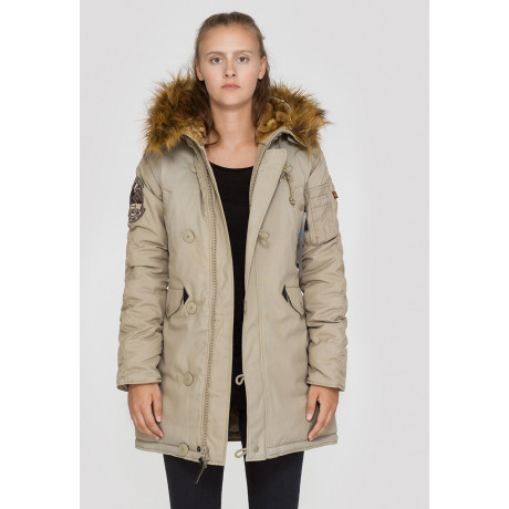 Dámská bunda EXPLORER Wmn. Alpha Industries  BURGUNDY