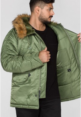 Bunda N3B Alpha Industries SAGE GREEN