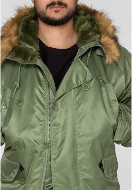 Bunda N3B Alpha Industries SAGE GREEN