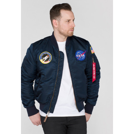 Bunda MA-1 VF NASA Alpha Industries REPL.BLUE