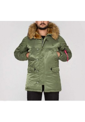 Bunda N3B VF 59 Alpha Industries sage green