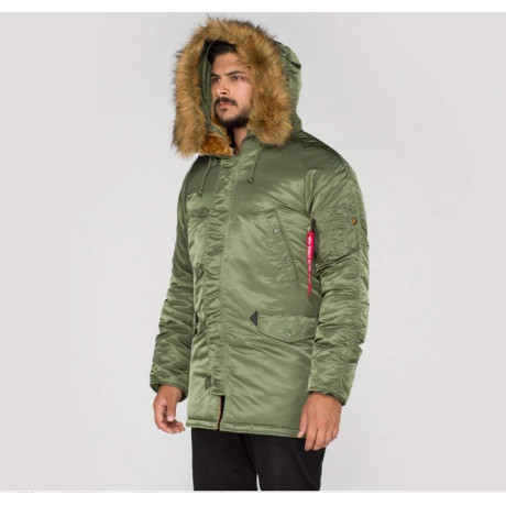 Bunda N3B VF 59 Alpha Industries sage green