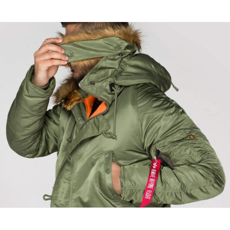 Bunda N3B VF 59 Alpha Industries sage green