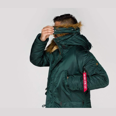 Bunda N3B VF 59 Alpha Industries dark petrol