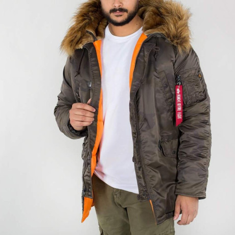 Bunda N3B VF 59 Alpha Industries DARK OLIVE CAMO