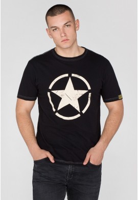 Tričko STAR T Alpha Industries BLACK