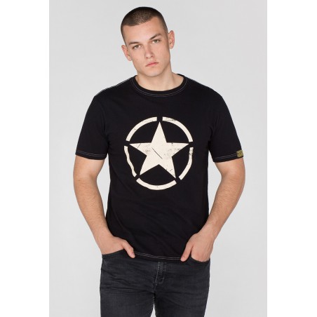 Tričko STAR T Alpha Industries BLACK