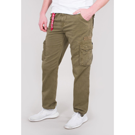 Kalhoty JET PANT Alpha Industries, Dark olive