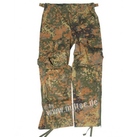 MIL-TEC Commando kalhoty lehké Flecktarn S-XXL