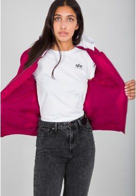 Dámská bunda ZIP HOOD PUFFER FD Wmn. Alpha Indst. MAJOR RED