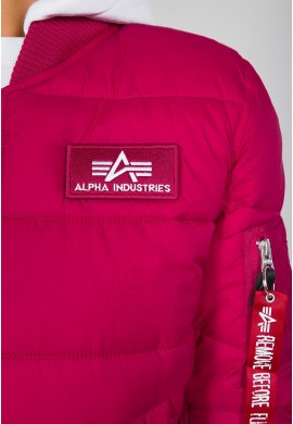 Dámská bunda ZIP HOOD PUFFER FD Wmn. Alpha Indst. MAJOR RED