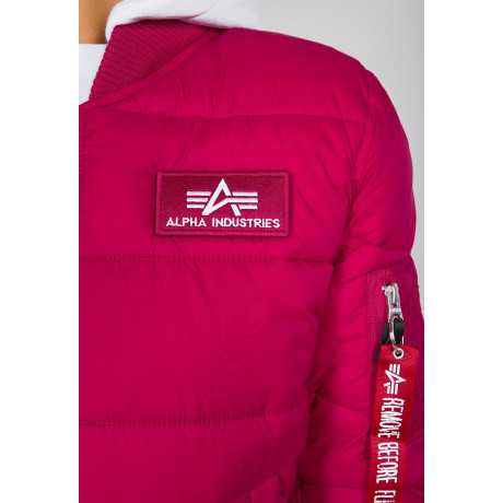 Dámská bunda ZIP HOOD PUFFER FD Wmn. Alpha Indst. MAJOR RED