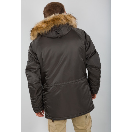 Bunda N3B VF 59 Alpha Industries BLACK OLIVE