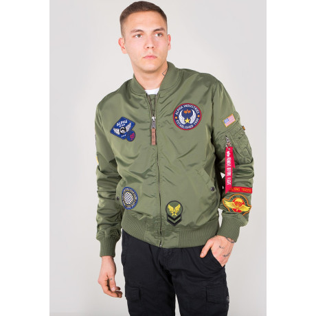 Bunda MA-1 TT PATCH II Alpha Industries SAGE GREEN