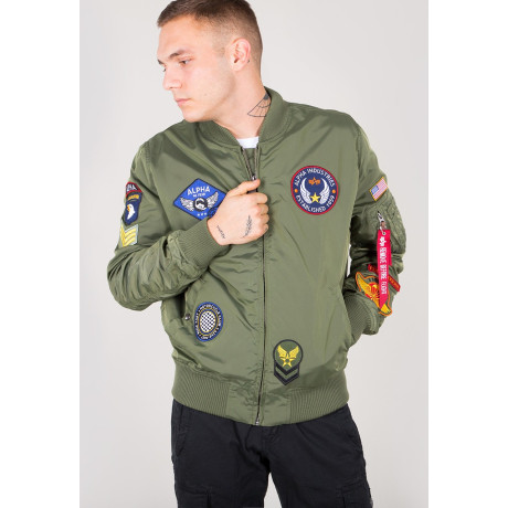 Bunda MA-1 TT PATCH II Alpha Industries SAGE GREEN