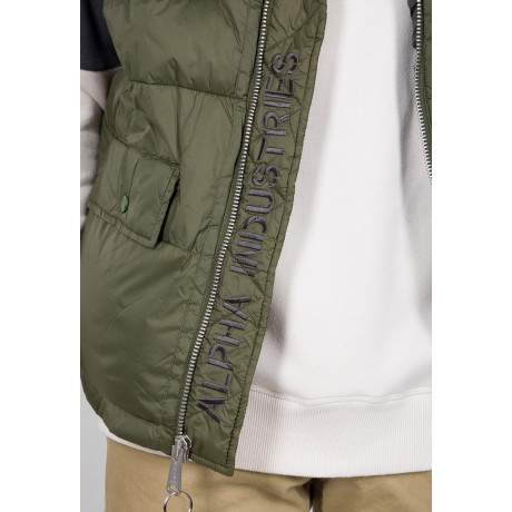 Vesta HOODED FIELD VEST FD Alpha Indst. DARK GREEN