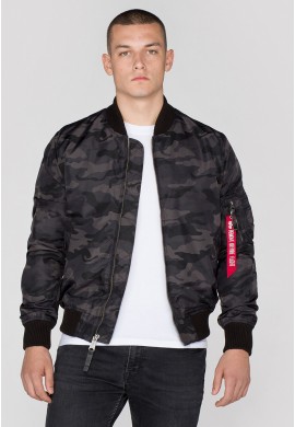 Bunda MA-1 TT Alpha Industries BLACK CAMO