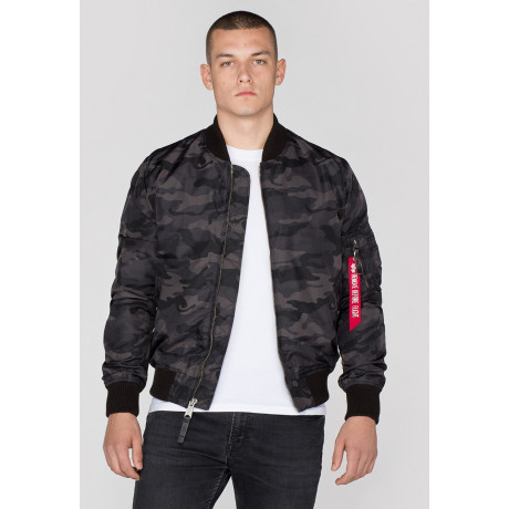 Bunda MA-1 TT Alpha Industries BLACK CAMO