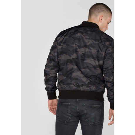 Bunda MA-1 TT Alpha Industries BLACK CAMO