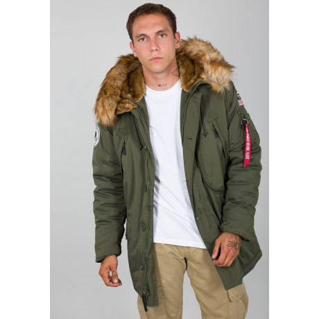 Bunda POLAR JACKET Alpha Industries DARK GREEN