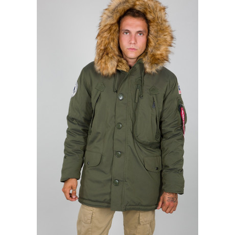 Bunda POLAR JACKET Alpha Industries DARK GREEN