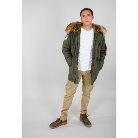 Bunda POLAR JACKET Alpha Industries DARK GREEN