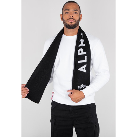 Šála ALPHA INDUSTRIES SCARF BLACK