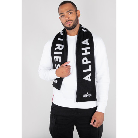 Šála ALPHA INDUSTRIES SCARF BLACK