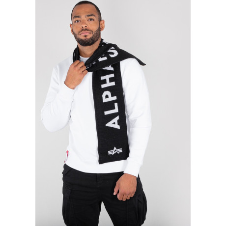 Šála ALPHA INDUSTRIES SCARF BLACK
