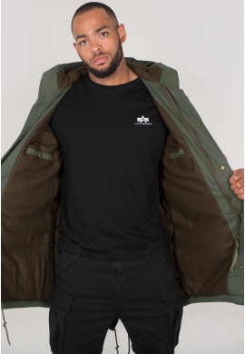 Bunda HOODED FISHTAIL Alpha Industries DARK OLIVE