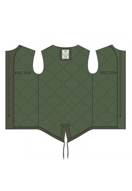 Bunda HOODED FISHTAIL Alpha Industries DARK OLIVE