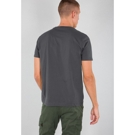 Tričko SKULL T Alpha Industries GREYBLACK
