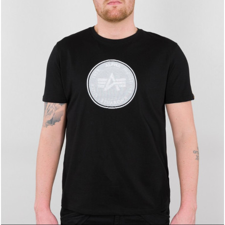 Tričko HOLOGRAM T Alpha Industries BLACK
