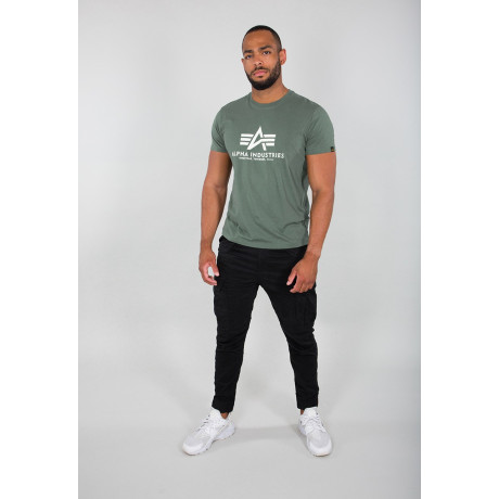Tričko BASIC T Alpha Industries VINTAGE GREEN