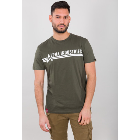 Tričko ALPHA INDUSTRIES T Alpha Industries DARK OLIVE