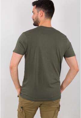 Tričko AUTHENTIC PRINT T Alpha Industries OLIVE